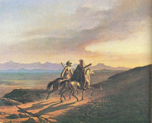 Mikhail Yurievich Lermontov Vospominanie o Kavkaze oil painting picture